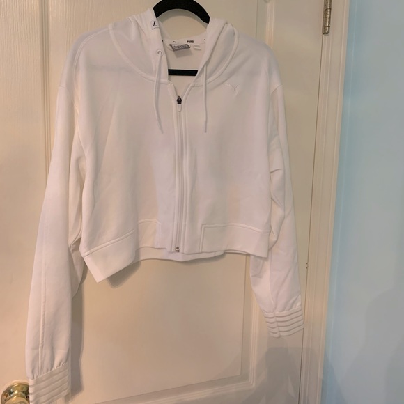 Puma cropped zip-up sweater/hoodie - Picture 4 of 5